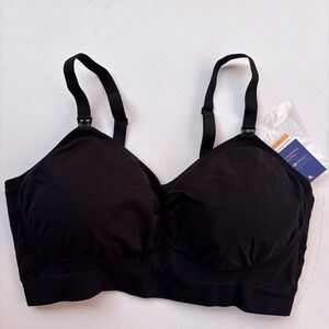 Kindred Bravely Hands-Free Pumping & Nursing Bra Black XXL-Busty 023 06 0194